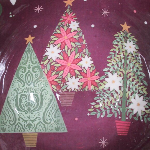 Decorative Wooden Christmas Tree Bowl - Picture 2 of 6